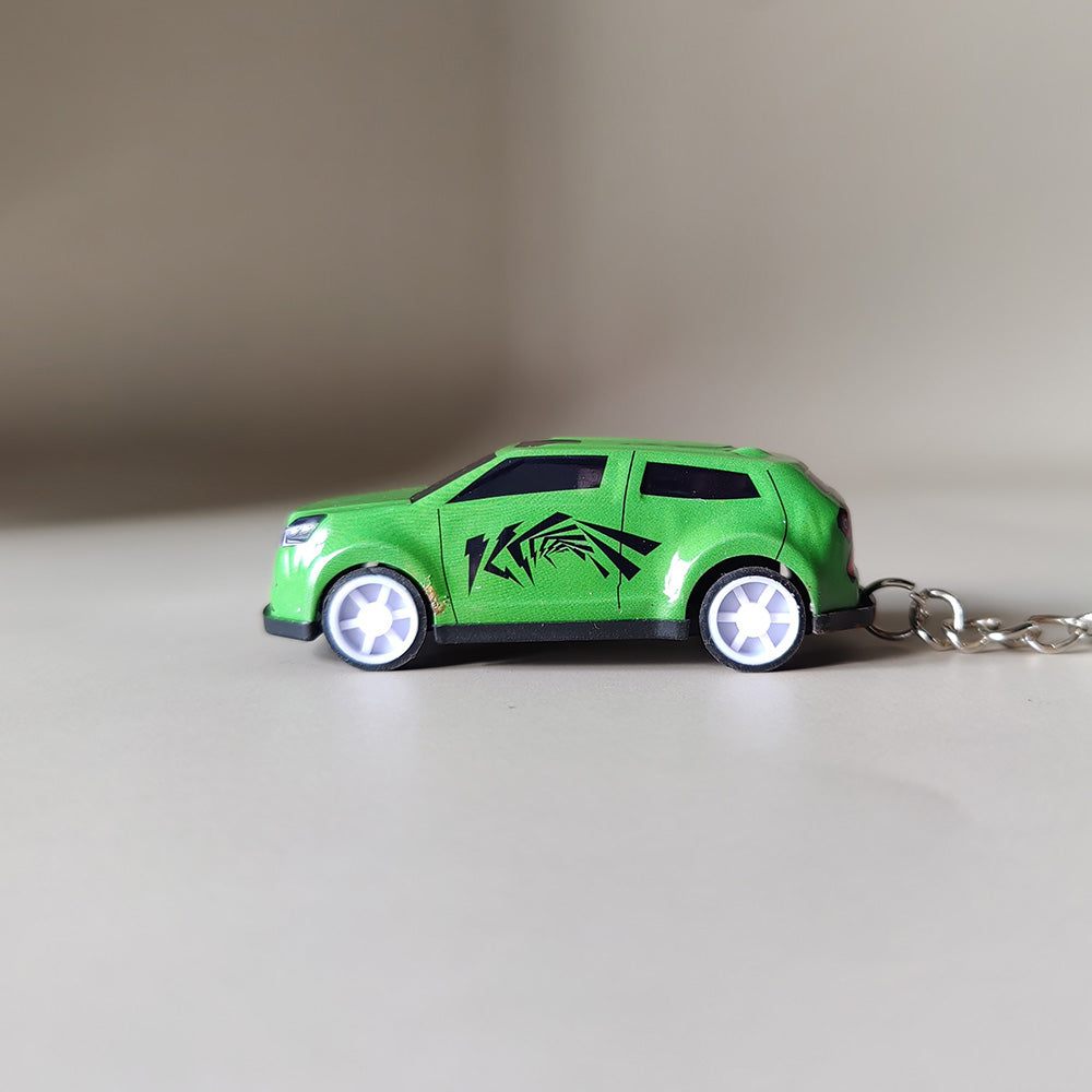 Mini Pullback Car Keychain