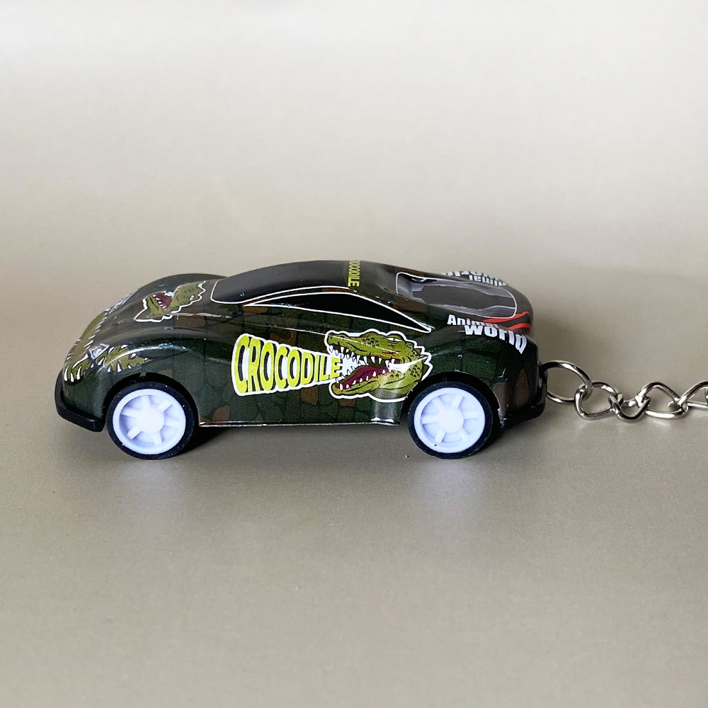 Crocodile Mini Pullback Car Keychain