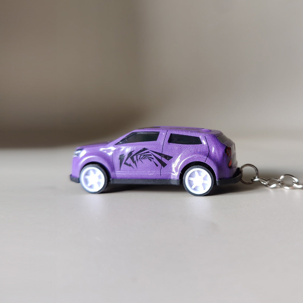 Mini Pullback Car Keychain