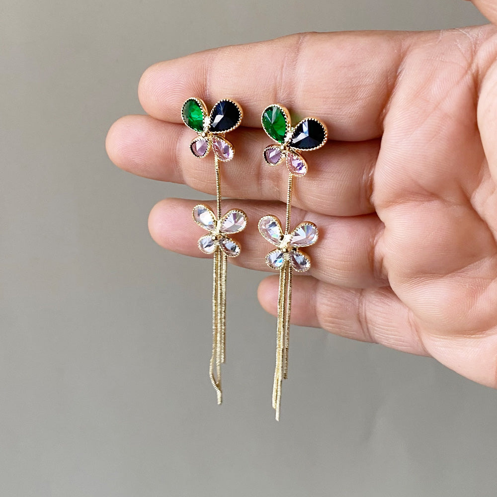 Flutter & Flow Earrings - Gold (Anti-Tarnish)