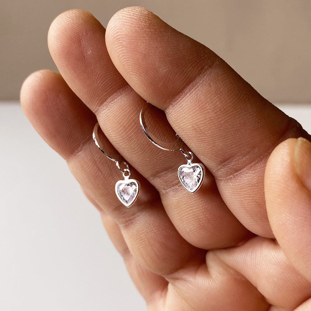 Love Glow Earrings - Silver (Anti-Tarnish)