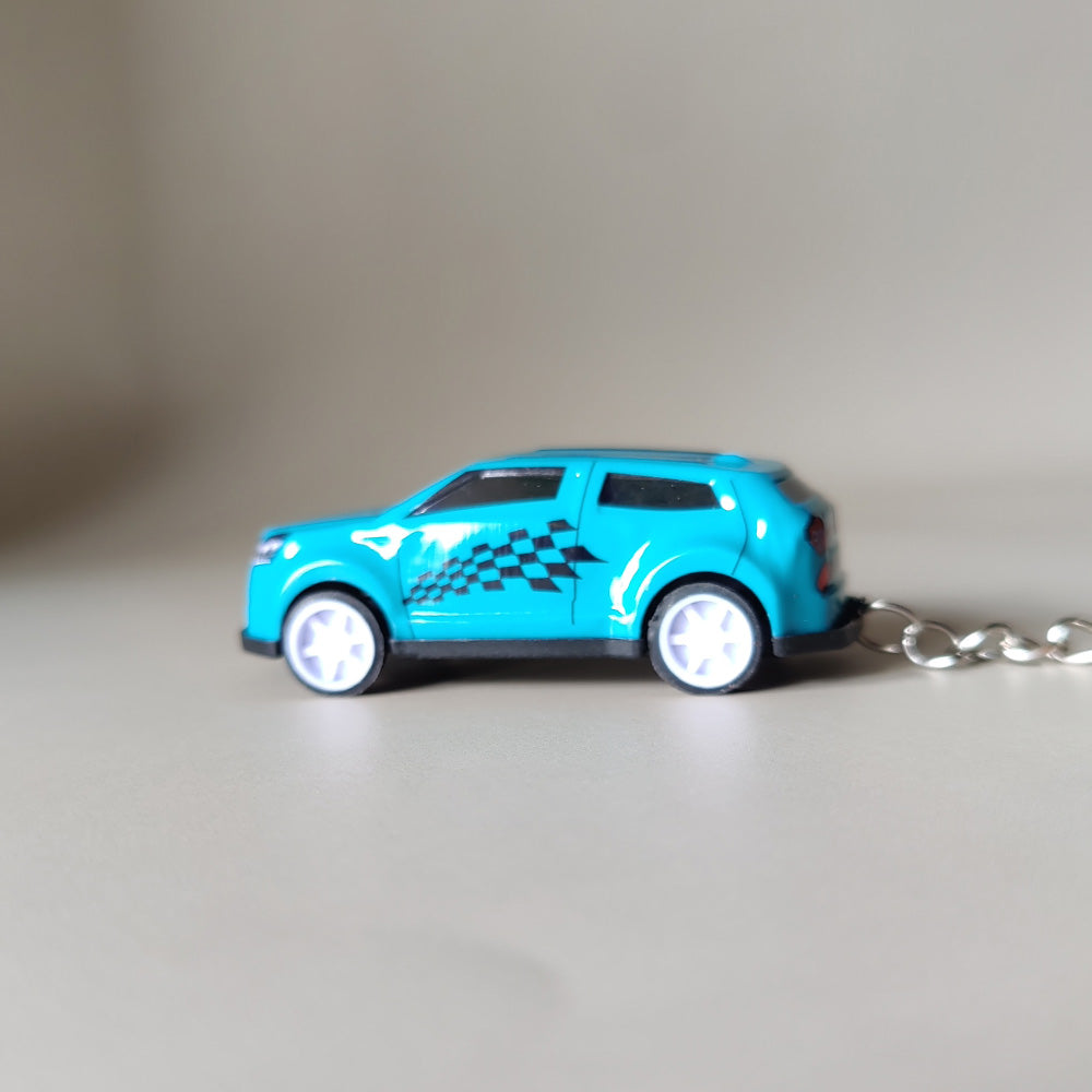 Mini Pullback Car Keychain