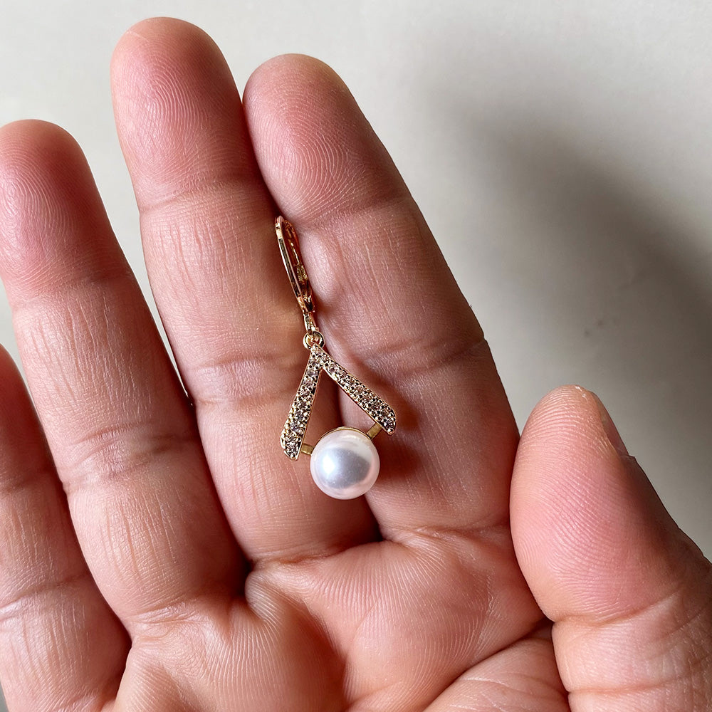 Golden Pearl Luxe Earrings