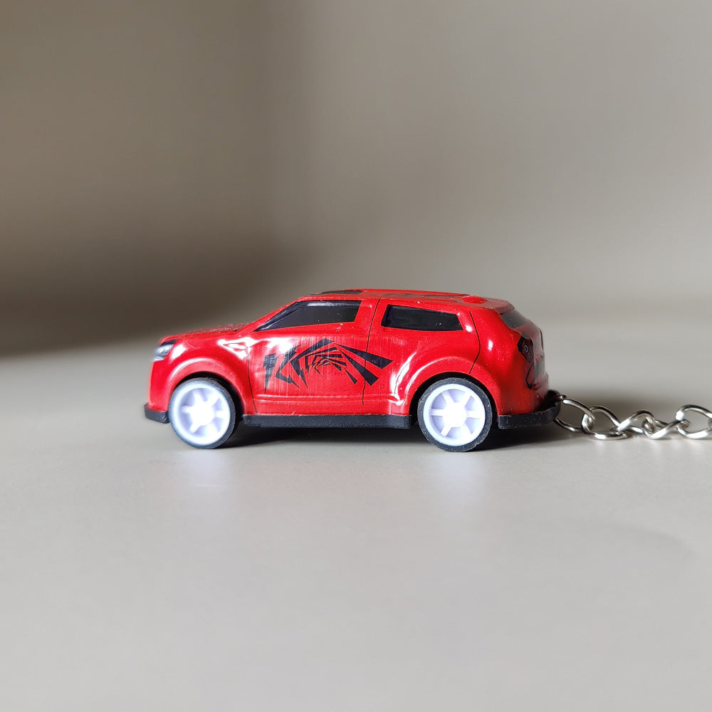 Mini Pullback Car Keychain