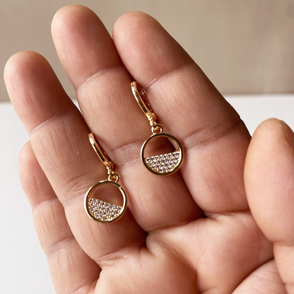 Golden Arc Earrings - Gold (Anti-Tarnish)