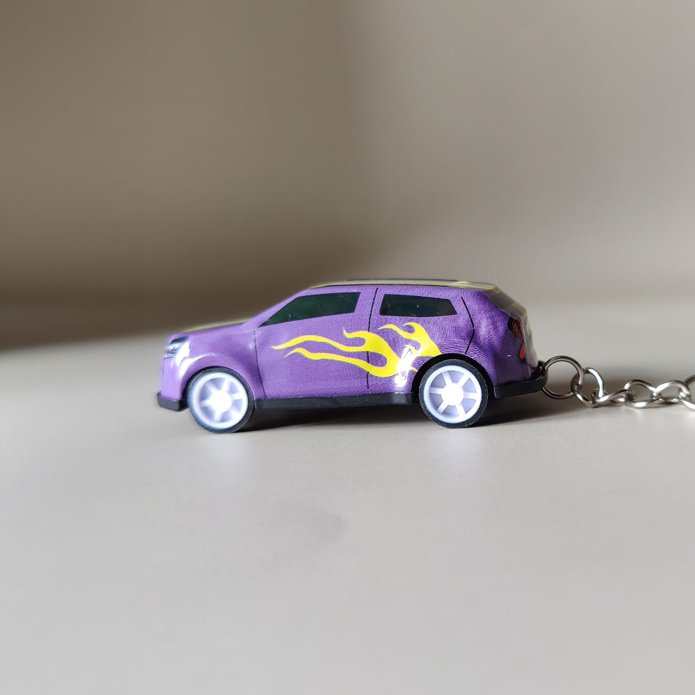 Mini Pullback Car Keychain