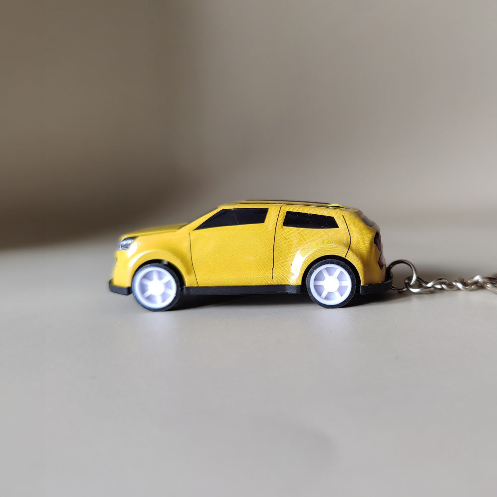 Mini Pullback Car Keychain