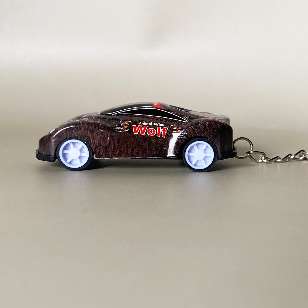Wolf Mini Pullback Car Keychain