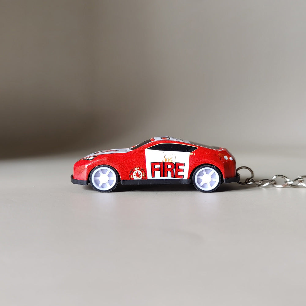 Mini Pullback Car Keychain