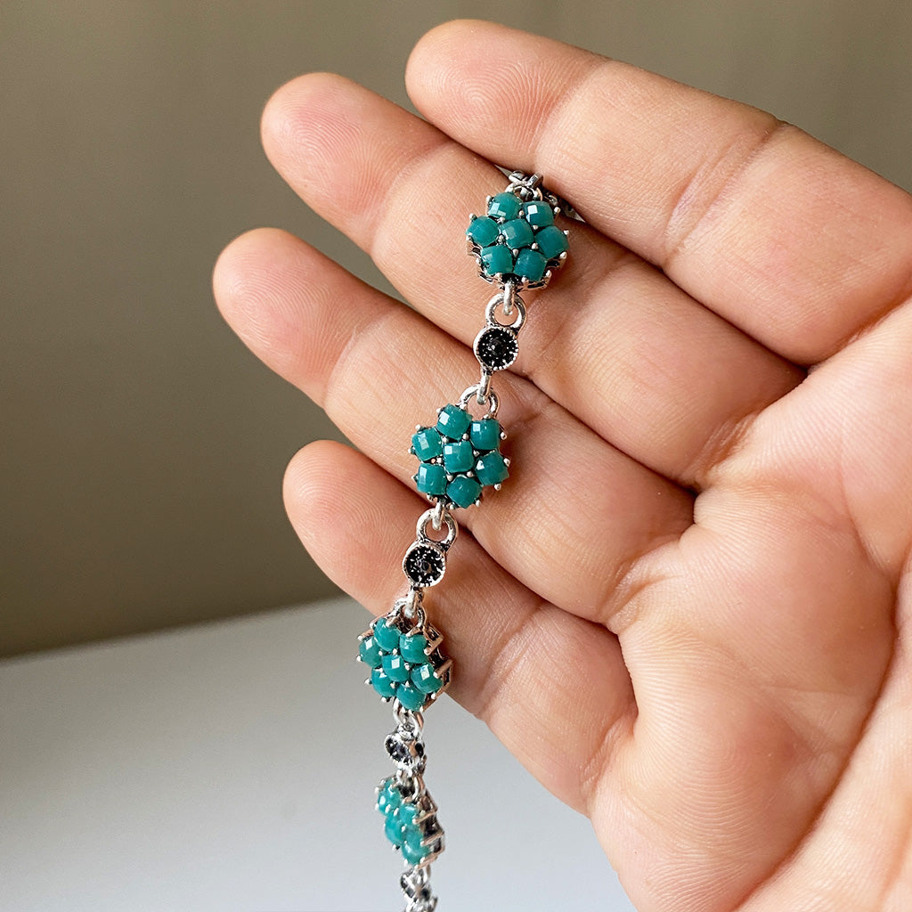 Aqua Bloom Bracelet