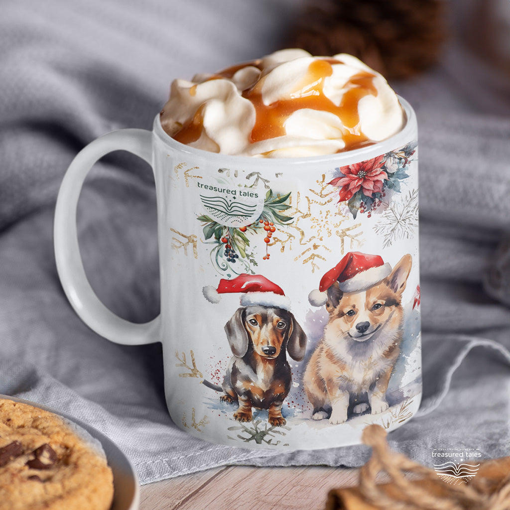 Dog Christmas Ceramic Mug