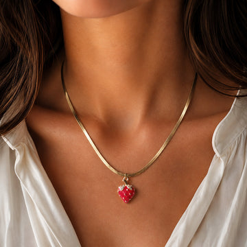 Strawberry Kiss Necklace