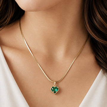 Evergreen Heart Necklace