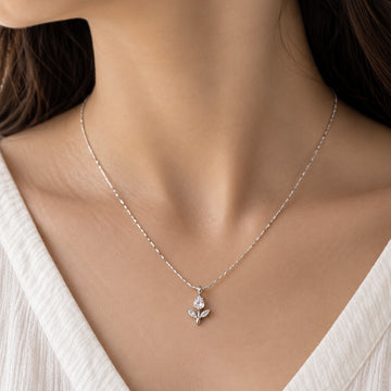 Crystal Tulip Necklace