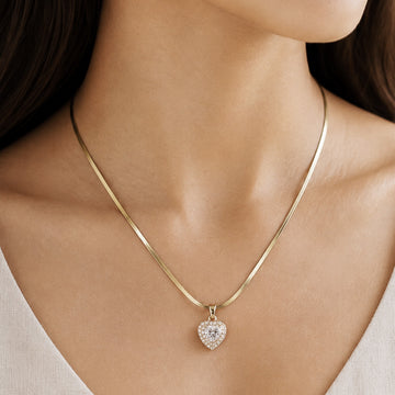 Crystal Love Heart Necklace
