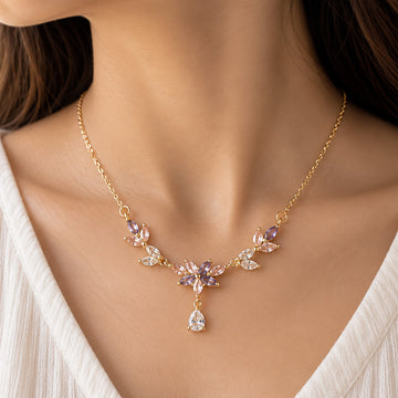 Lavender Blossom Necklace
