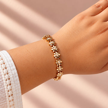Daisy Bloom Flexi Bangle