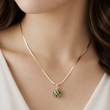 Emerald Orbit Necklace