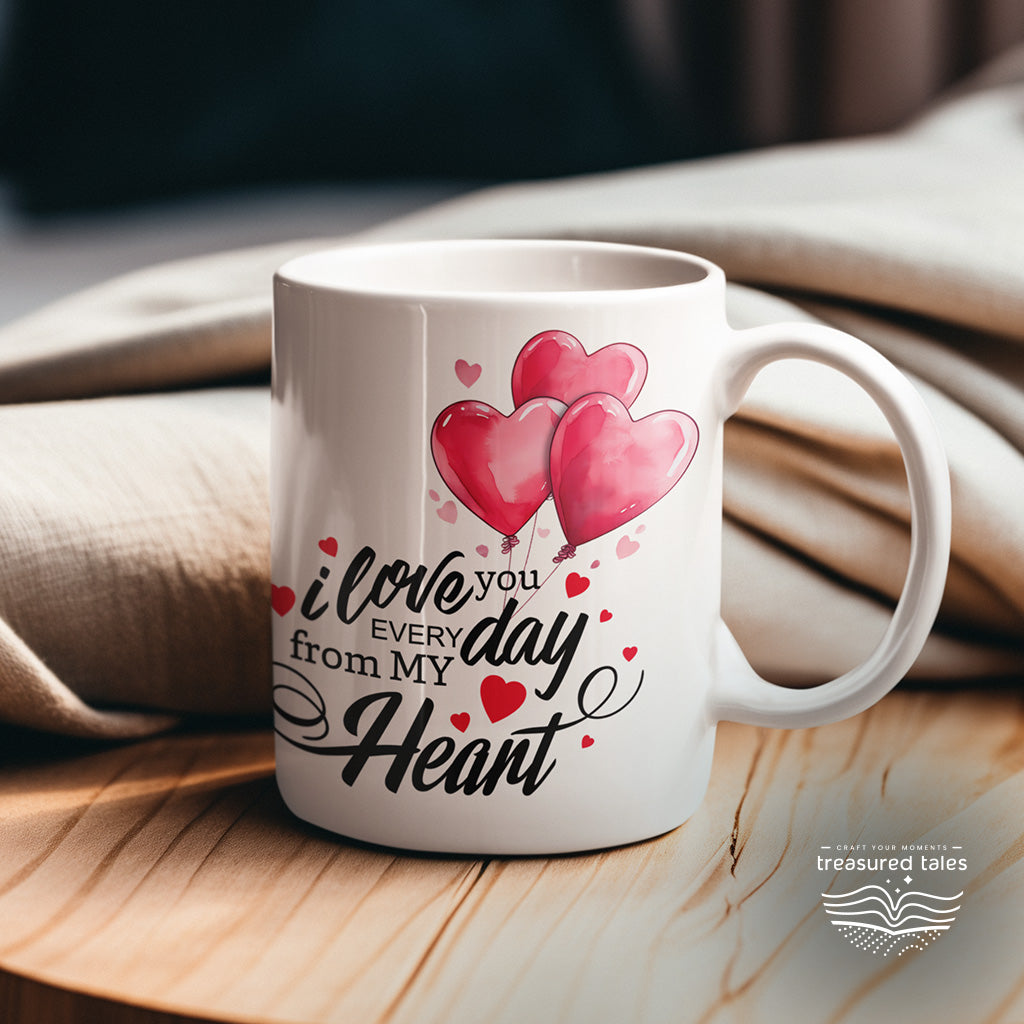 Love Quote Valentines Day Ceramic Mug