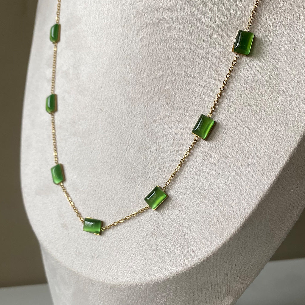Verdant Tile Station Necklace