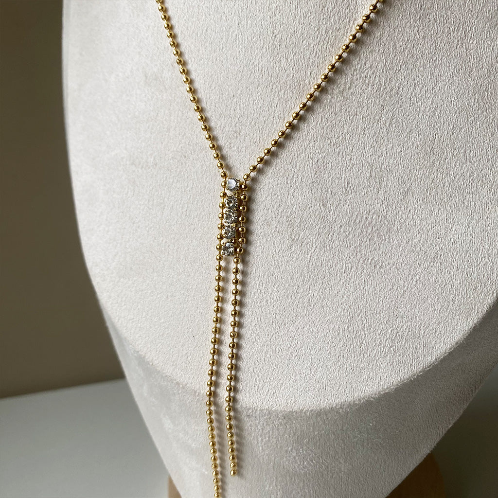Stellar Drop Chain Necklace