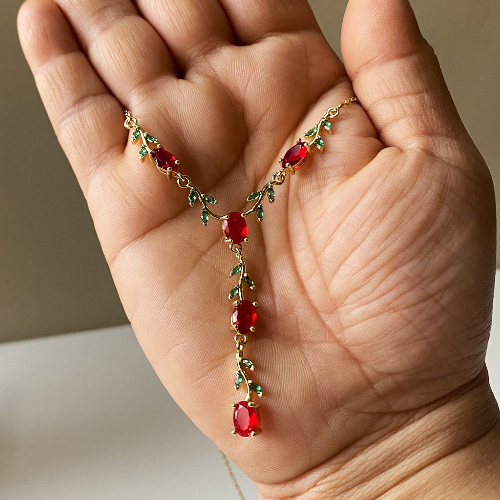 Tulip Cascade Necklace
