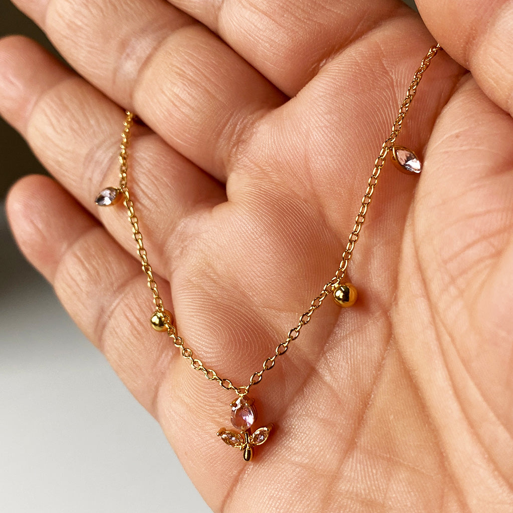 Tulip Droplet Necklace