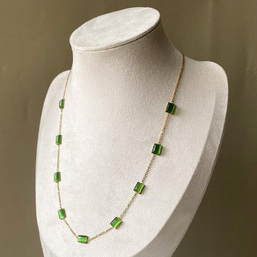 Verdant Tile Station Necklace
