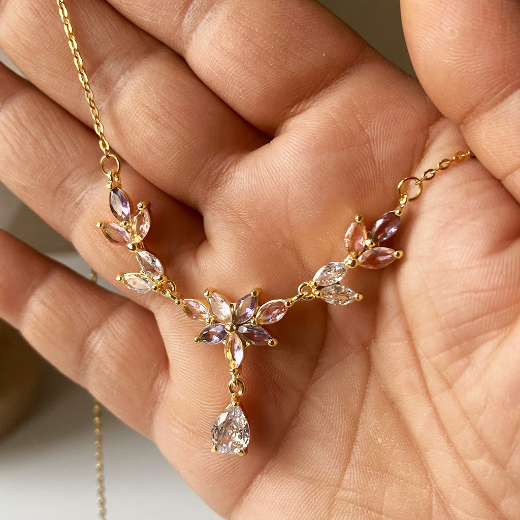 Lavender Blossom Necklace