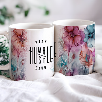 Stay Humble Hustle Hard Ceramic Mug