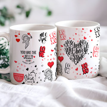 Love Quotes Valentines Day Ceramic Mug