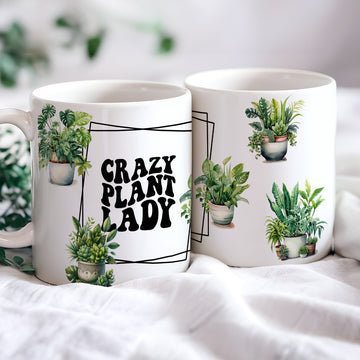 Crazy Plant Lady Ceramic Mug