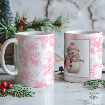 Snowman Christmas Ceramic Mug