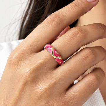 Rani Tarang Meenakari Ring