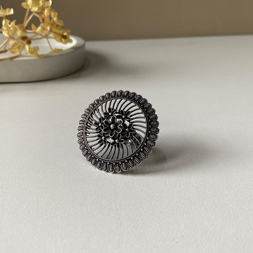 Mandala Bloom Ring