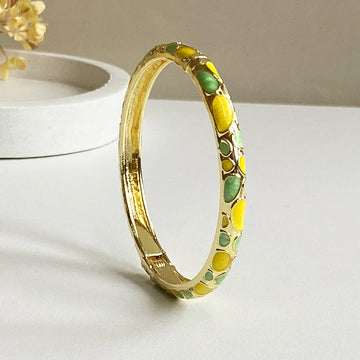 Pebble Meenakari Kada