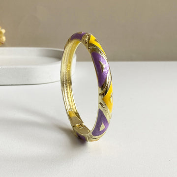 Abstract Elegance Meenakari Kada