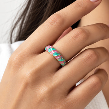 Rang Tarang Meenakari Ring