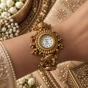 Rajkumari Kashmiri Heritage Watch  – Jewellery Style Bracelet Watch