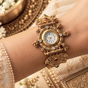 Zeenat Kashmiri Heritage Watch  – Jewellery Style Bracelet Watch