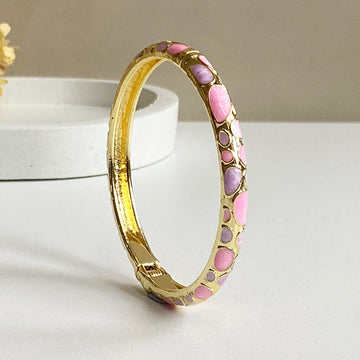 Pebble Meenakari Kada