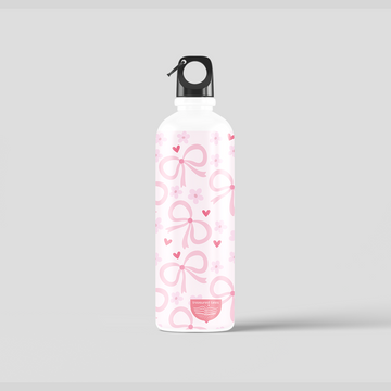 Pink Bow with Daisy OnLoop Water Bottle 750 ml