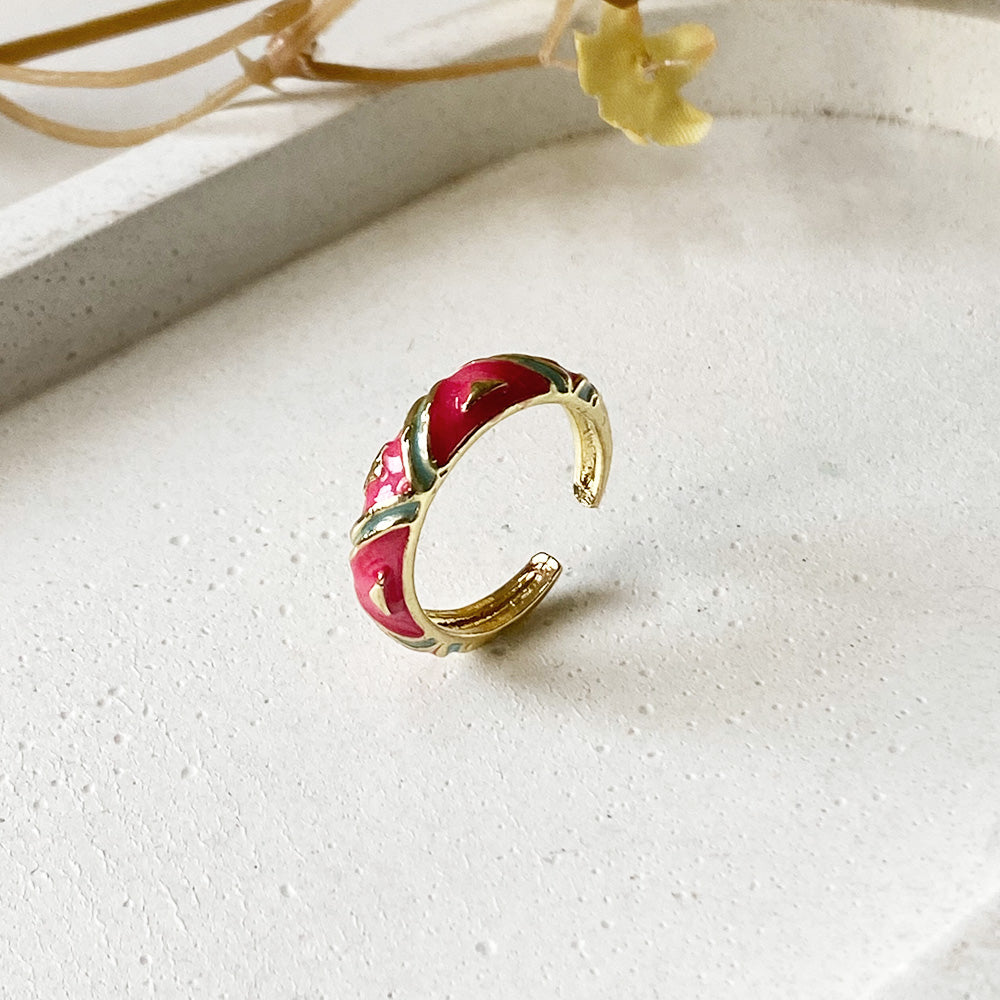 Rani Tarang Meenakari Ring