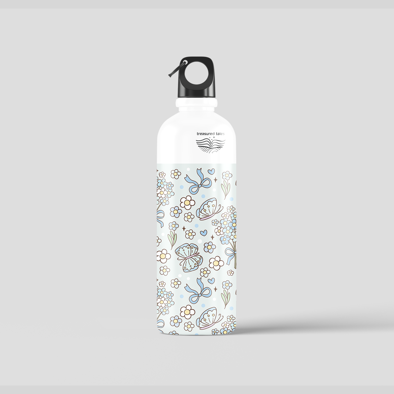 Blue Wildflowers OnLoop Water Bottle 750 ml