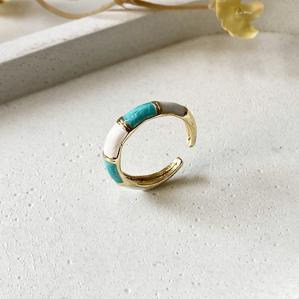 Firoza Noor Meenakari Ring