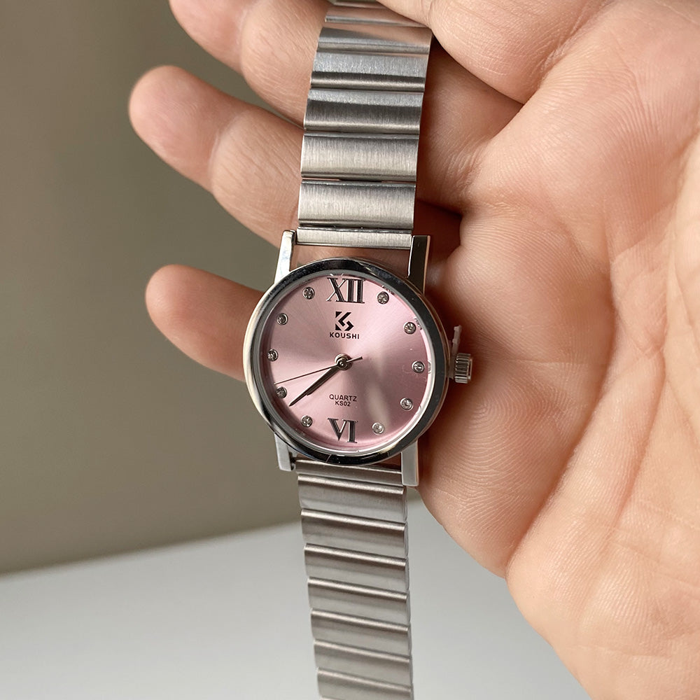 Elara Blush Watch