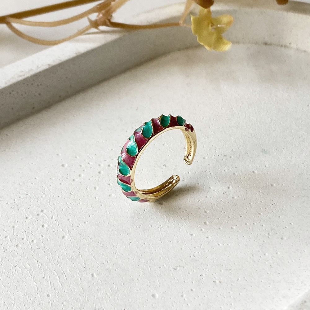 Rang Tarang Meenakari Ring