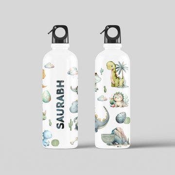 Personalised Kids Dinosaur OnLoop Water Bottle 750 ml