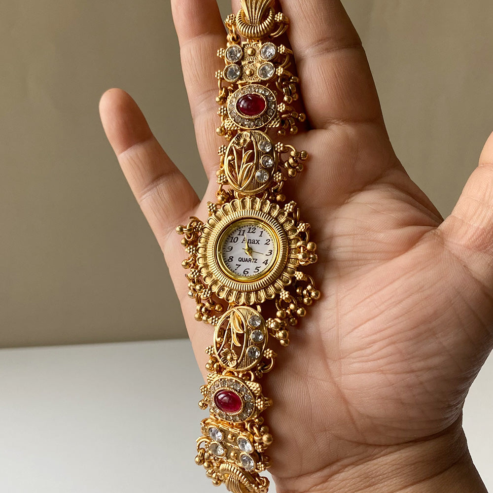Rajkumari Kashmiri Heritage Watch  – Jewellery Style Bracelet Watch