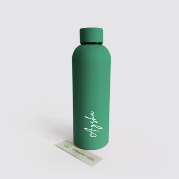 Green Classic Tumbler with option for Name - 500ml